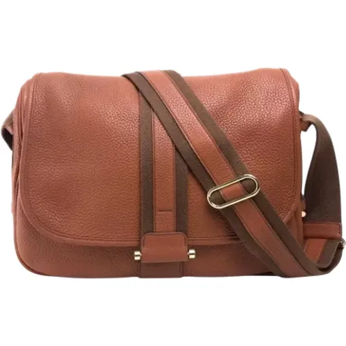 Pre-owned Cross Body Bags, female, , Size: ONE SIZE Pre-owned Leather shoulder-bags - Hermès Vintage - Modalova