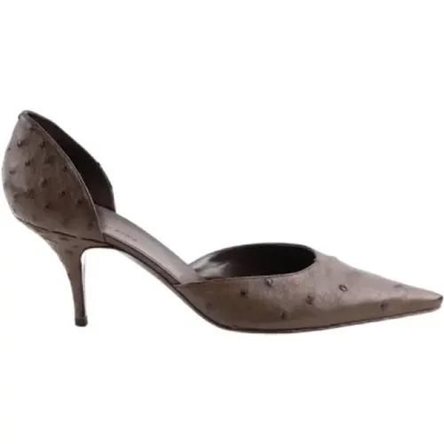 Pre-owned Pumps, female, , Size: 10 US Pre-owned Leather heels - Balenciaga Vintage - Modalova