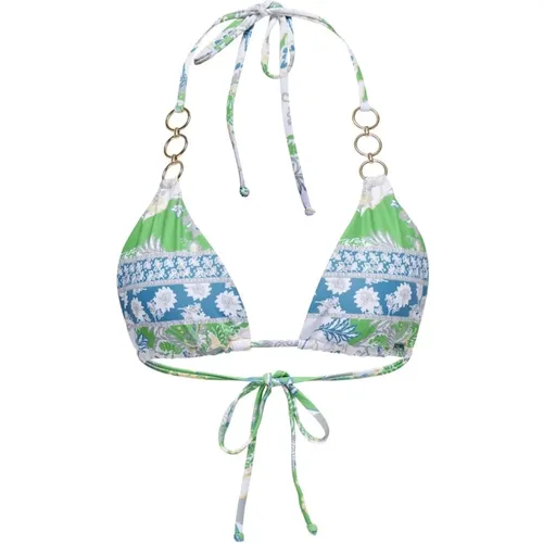 RIO Bikini Top mit Chain Rings , Damen, Größe: S - Only - Modalova