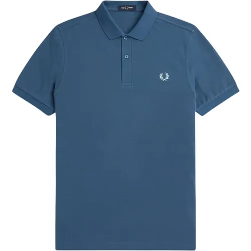 Slim Fit Two-Button Men's Polo , male, Sizes: XL - Fred Perry - Modalova