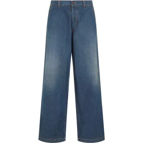 Wide Jeans, male, , Size: W32 Wide Leg Jeans - Maison Margiela - Modalova