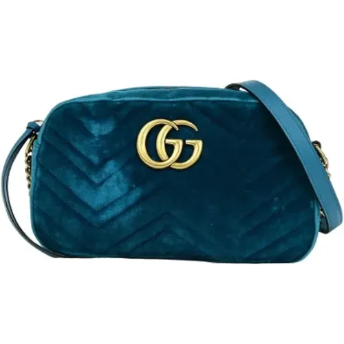 Pre-owned Cross Body Bags, female, , Size: ONE SIZE Pre-owned Suede gucci-bags - Gucci Vintage - Modalova