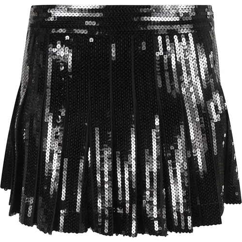 Short Skirts, female, , Size: XS Sequin Embellished Skirt Aw24 - P.a.r.o.s.h. - Modalova