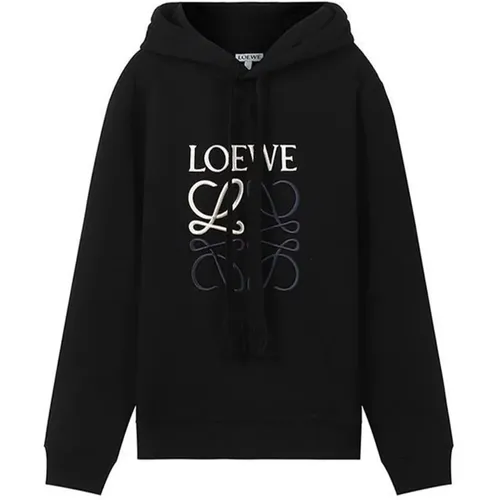 Anagram Logo Hoodie in , male, Sizes: XL, L, S, M - Loewe - Modalova