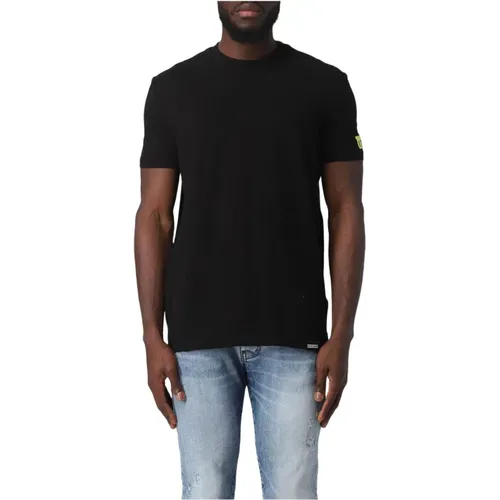 Slim Fit Short Sleeve T-shirt for Men , male, Sizes: 2XL, M, S, XL, L - Dsquared2 - Modalova