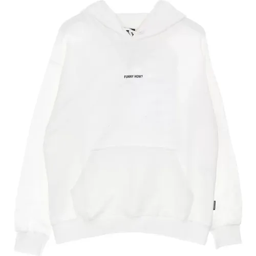 Hoodies, male, , Size: XS Natural Lightweight Hooded Sweatshirt with Icon - Propaganda - Modalova