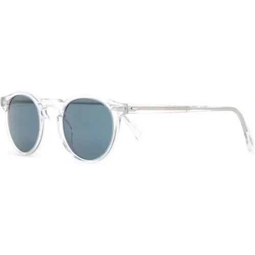 Sunglasses, male, , Size: 47 MM Clear Sunglasses Elevate Your Style - Oliver Peoples - Modalova