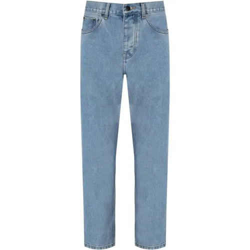 Blaue Stein Gebleichte Tapered Jeans , Herren, Größe: W34 - Carhartt WIP - Modalova