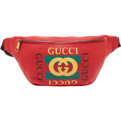 Pre-owned Belt Bags, male, , Size: ONE SIZE Pre-owned Leather gucci-bags - Gucci Vintage - Modalova