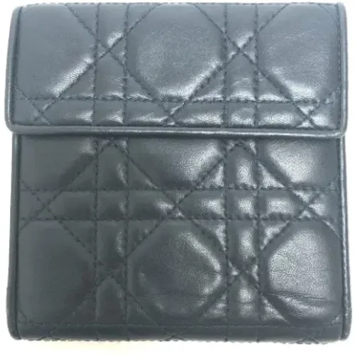 Pre-owned Wallets, female, , Size: ONE SIZE Pre-owned Leather wallets - Dior Vintage - Modalova