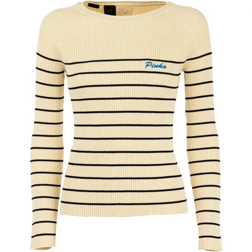 Damen Rundhals Pullover PINKO - pinko - Modalova