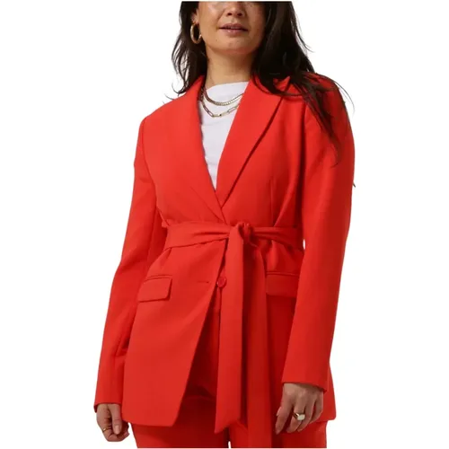 Roter Amilla Vis Blazer , Damen, Größe: XL - Aaiko - Modalova