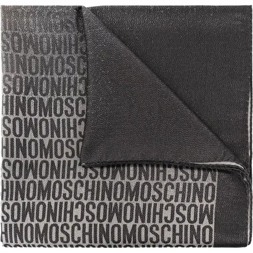 Schal mit Logo , Damen, Größe: ONE Size - Moschino - Modalova