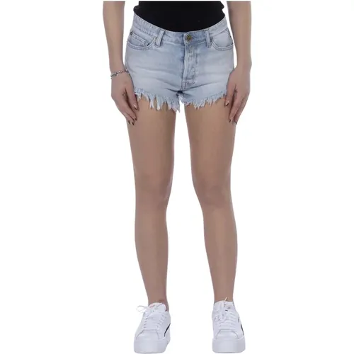 Shorts Blaue Shorts , Damen, Größe: W26 - Replay - Modalova