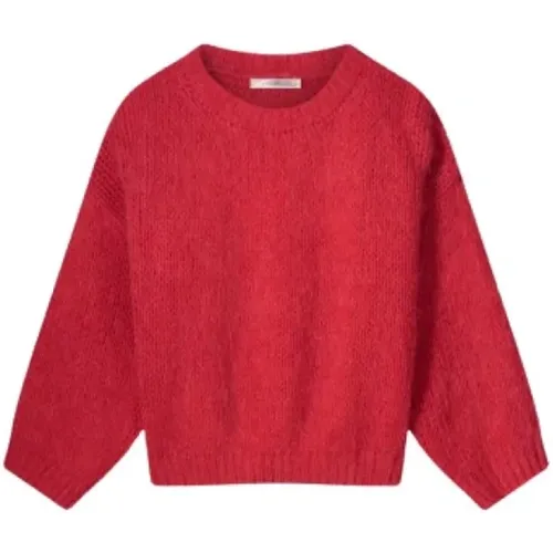 Alpaka Boxy Pullover , Damen, Größe: S - Summum Woman - Modalova