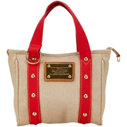 Pre-owned Tote Bags, female, , Size: ONE SIZE Pre-owned Canvas louis-vuitton-bags - Louis Vuitton Vintage - Modalova