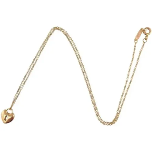 Pre-owned Jewellery, female, , Size: ONE SIZE Pre-owned Rose Gold necklaces - Tiffany & Co. Pre-owned - Modalova