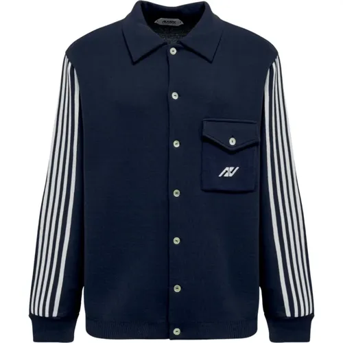 Sportlicher Blauer Strick-Cardigan - Autry - Modalova