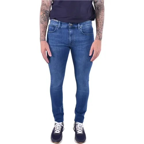 Soft Touch Stretch Denim Jeans , male, Sizes: W35, W42, W40, W36, W34, W44, W32, S, W33, W38, W31 - PT Torino - Modalova