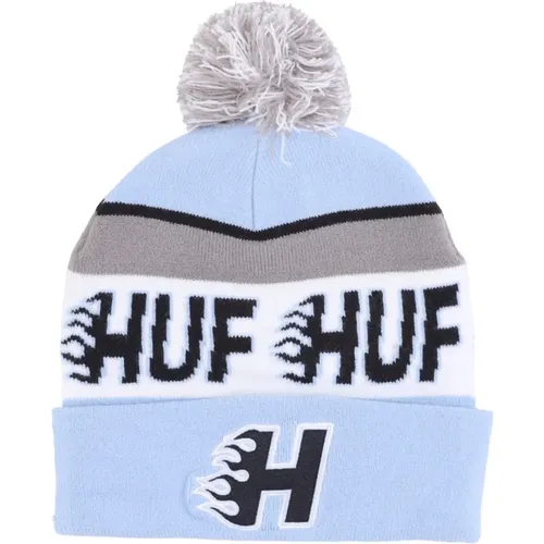 Enforcer Pom Pom Beanie Light , unisex, Sizes: ONE SIZE - HUF - Modalova