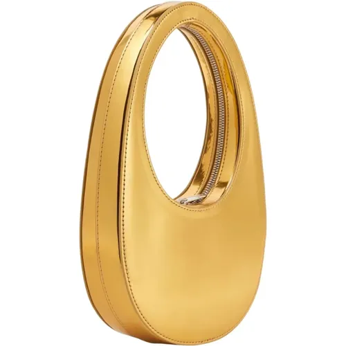 Moderne Ovale Metallic Gold Swipe Tasche - Coperni - Modalova
