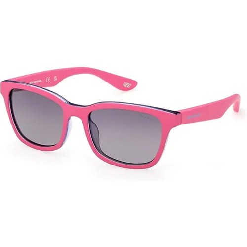 Polarisierte Sonnenbrille Montura: rosa Lente: grau - Skechers - Modalova