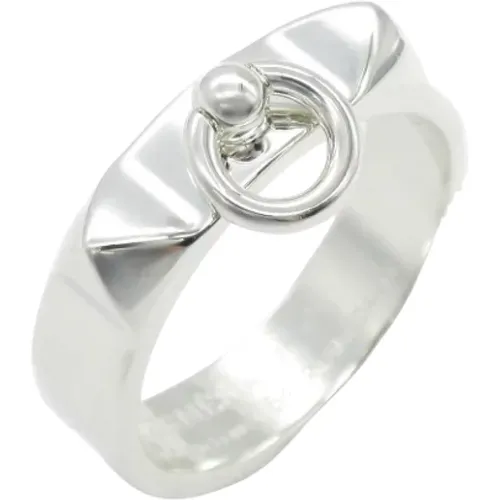 Pre-owned Jewellery, female, , Size: ONE SIZE Pre-owned Silver hermes-jewelry - Hermès Vintage - Modalova