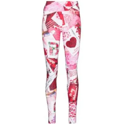 Bedruckte Leggings , Damen, Größe: XS - Balenciaga - Modalova