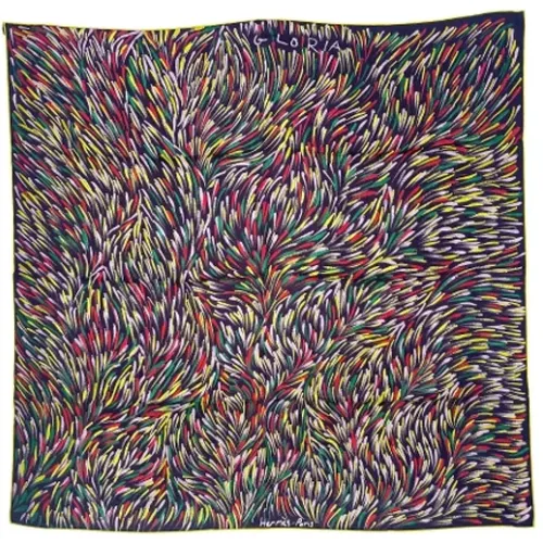 Pre-owned Scarves, female, , Size: ONE SIZE Pre-owned Silk scarves - Hermès Vintage - Modalova