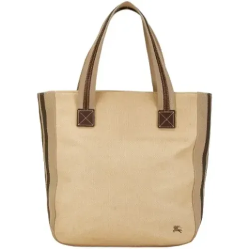 Pre-owned Tote Bags, female, , Size: ONE SIZE Pre-owned Canvas burberry-bags - Burberry Vintage - Modalova