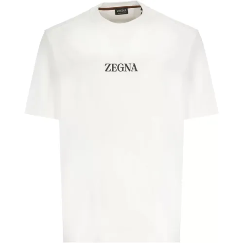 T-Shirts , Herren, Größe: L - Ermenegildo Zegna - Modalova