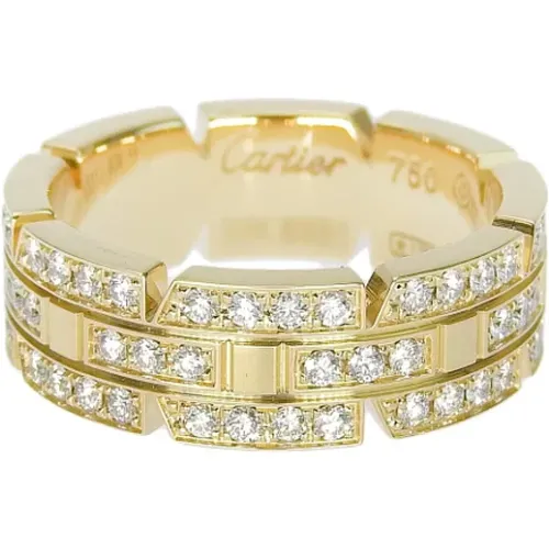 Pre-owned Jewellery, female, , Size: ONE SIZE Pre-owned Metal rings - Cartier Vintage - Modalova