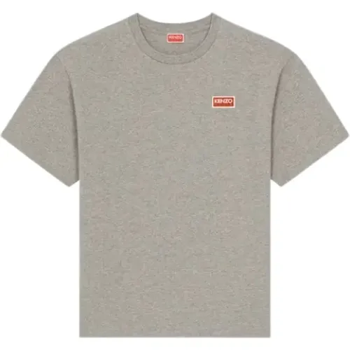 Iconische T-Shirts und Polos in Grau , Herren, Größe: M - Kenzo - Modalova