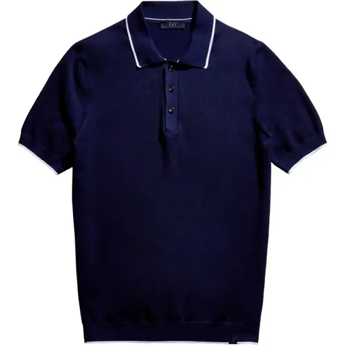 Polo Shirts,Klassisches Polo Shirt für Männer - Fay - Modalova