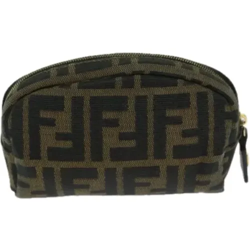 Pre-owned Bags, female, , Size: ONE SIZE Pre-owned Canvas pouches - Fendi Vintage - Modalova