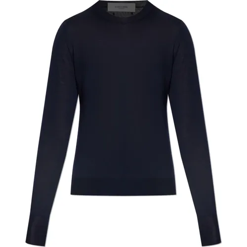 Round-neck Knitwear, female, , Size: M Thin wool sweater - Golden Goose - Modalova