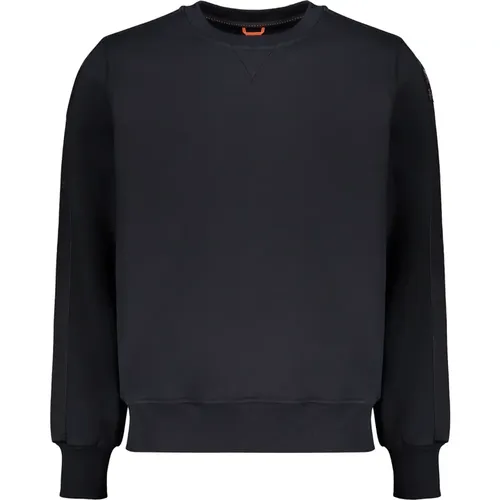 Sweatshirts, male, , Size: XL Patch Detail Crew-neck Sweatshirt - Parajumpers - Modalova