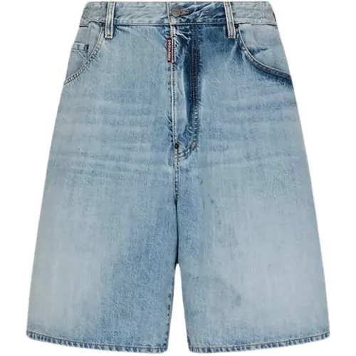 Denim Shorts, male, , Size: XS Light Palm Shorts - Dsquared2 - Modalova