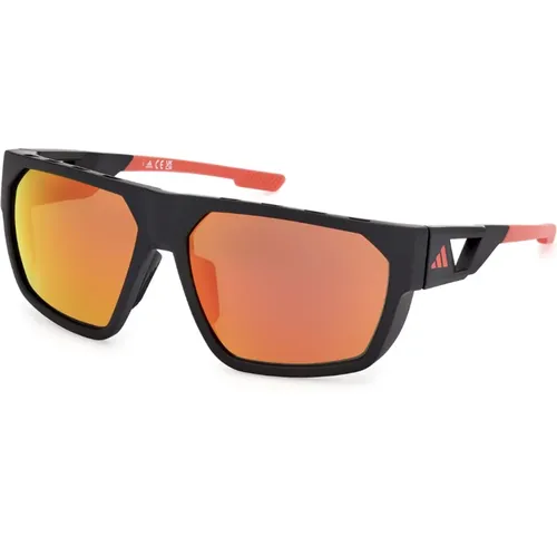 Sunglasses, unisex, , Size: 61 MM Matte Sunglasses - Adidas - Modalova