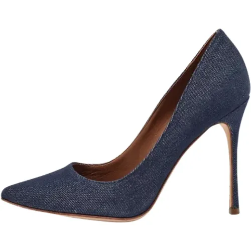 Pre-owned Pumps, female, , Size: 6 US Pre-owned Denim heels - Sergio Rossi Pre-owned - Modalova