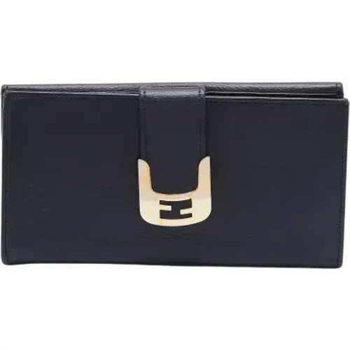 Pre-owned Wallets, female, , Size: ONE SIZE Pre-owned Leather wallets - Fendi Vintage - Modalova