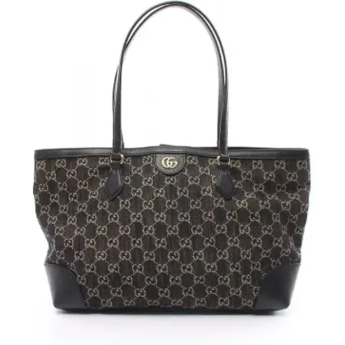 Pre-owned Tote Bags, female, , Size: ONE SIZE Pre-owned Canvas gucci-bags - Gucci Vintage - Modalova