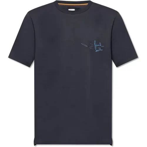 T-Shirt mit Druck , Herren, Größe: S - Paul Smith - Modalova