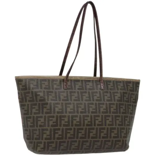 Pre-owned Tote Bags, female, , Size: ONE SIZE Pre-owned Canvas fendi-bags - Fendi Vintage - Modalova