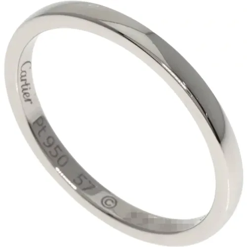 Pre-owned Jewellery, female, , Size: ONE SIZE Pre-owned Platinum rings - Cartier Vintage - Modalova