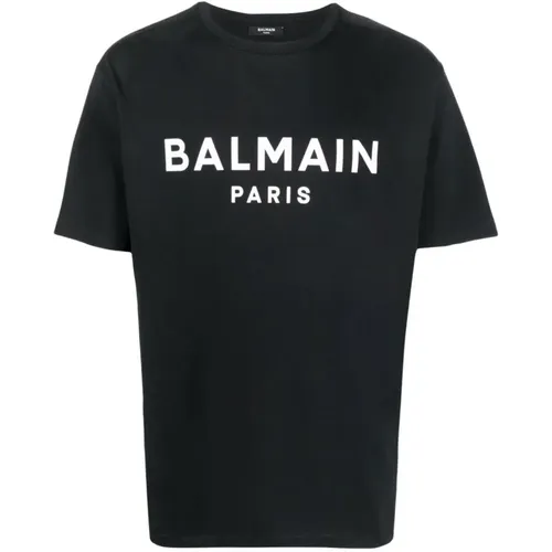 T-Shirts , Herren, Größe: M - Balmain - Modalova