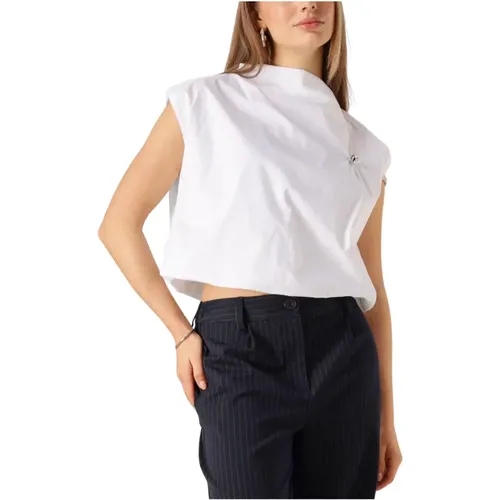 Elegante Weiße Bluse Slfdelia SL , Damen, Größe: L - Selected Femme - Modalova