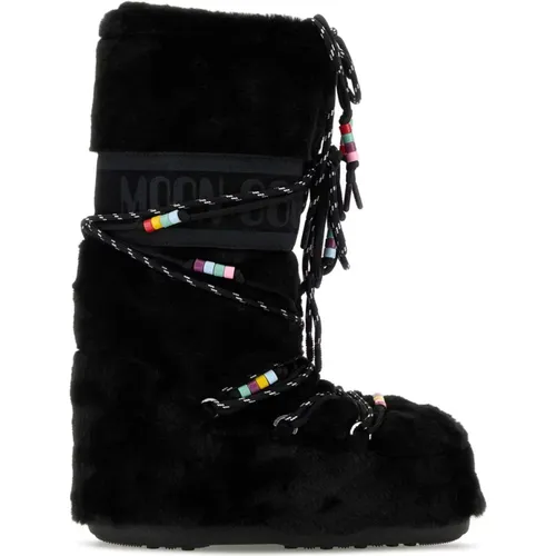 Winter Boots, female, , Size: 9 US Eco Fur Icon Boots - moon boot - Modalova