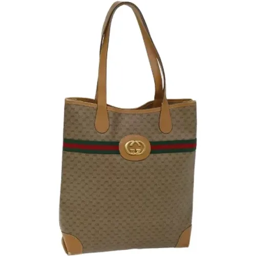 Pre-owned Tote Bags, female, , Size: ONE SIZE Pre-owned Leather gucci-bags - Gucci Vintage - Modalova