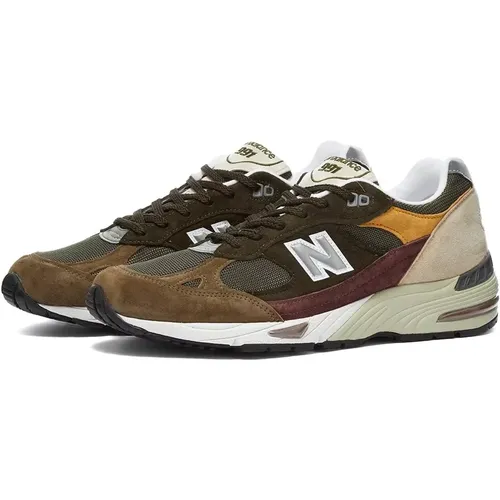 Sneakers, male, , Size: 8 1/2 US Estilo M991Gyb Sneakers - New Balance - Modalova